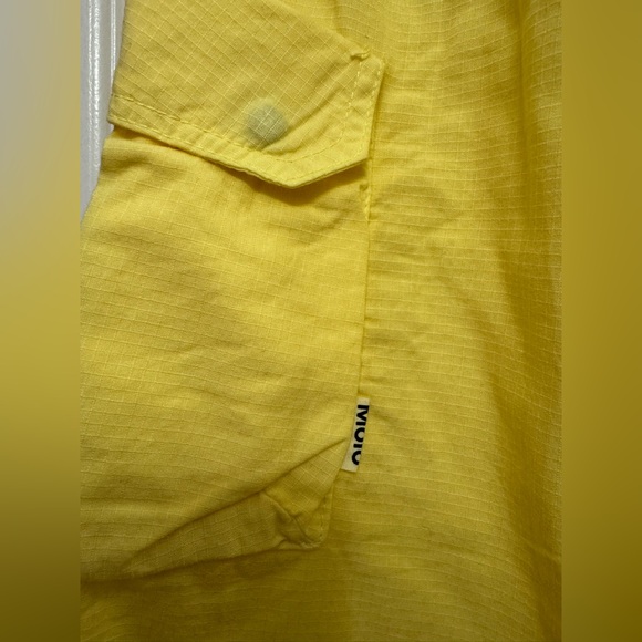 Molo Girls Yellow Cargo Pants Size 7/8 NWT Organic Cotton - Picture 7 of 9
